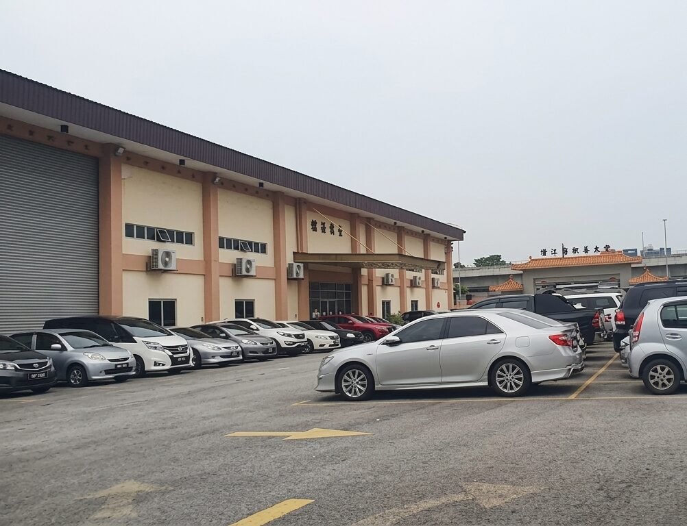 Jinjang Funeral Parlour parking lot and building